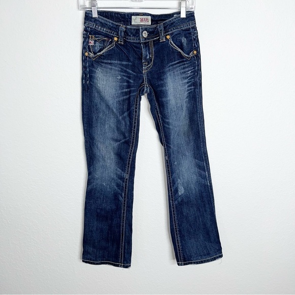 MEK Denim Jeans Women 26 Bootcut New Oaxaca Short 28” Western CL - Picture 1 of 10